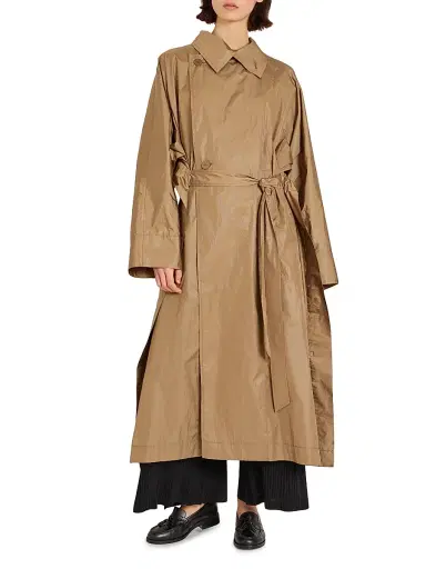 Issey Miyake Women's Aerial Steel Trench Coat | Thumbnail 2 Issey Miyake Women's Aerial Steel Trench Coat | Thumbnail 2