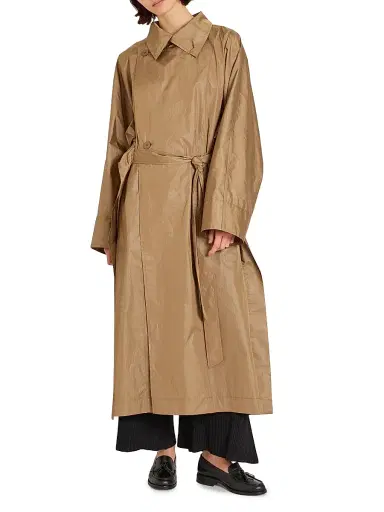 Issey Miyake Women's Aerial Steel Trench Coat | Thumbnail 3 Issey Miyake Women's Aerial Steel Trench Coat | Thumbnail 3