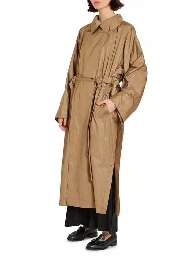 Issey Miyake Women's Aerial Steel Trench Coat | Thumbnail 4 Issey Miyake Women's Aerial Steel Trench Coat | Thumbnail 4