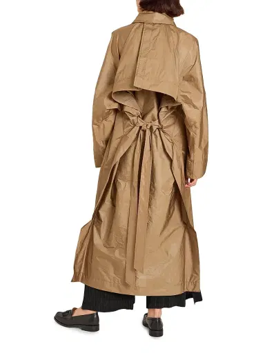 Issey Miyake Women's Aerial Steel Trench Coat | Thumbnail 6 Issey Miyake Women's Aerial Steel Trench Coat | Thumbnail 6