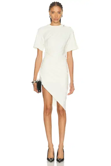 Mugler Short Sleeve Dress | Thumbnail 1 Mugler Short Sleeve Dress | Thumbnail 1