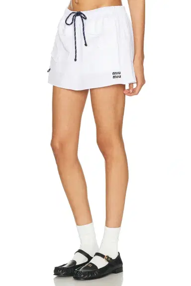 Miu Miu Cargo Mini Skirt | Thumbnail 3 Miu Miu Cargo Mini Skirt | Thumbnail 3