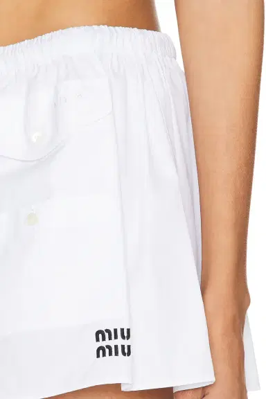 Miu Miu Cargo Mini Skirt | Thumbnail 6 Miu Miu Cargo Mini Skirt | Thumbnail 6