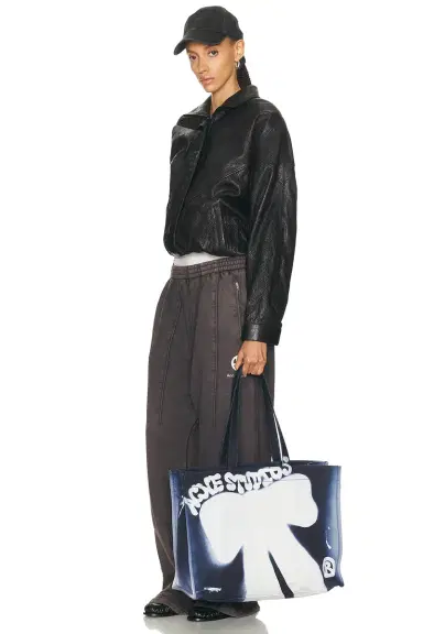 Acne Studios Spray Bow Shopper Bag | Thumbnail 2 Acne Studios Spray Bow Shopper Bag | Thumbnail 2