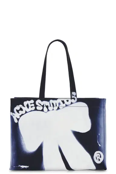 Acne Studios Spray Bow Shopper Bag | Thumbnail 1 Acne Studios Spray Bow Shopper Bag | Thumbnail 1