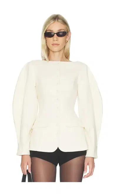 WeWoreWhat Cocoon Sleeve Peplum Blazer | Thumbnail 1 WeWoreWhat Cocoon Sleeve Peplum Blazer | Thumbnail 1