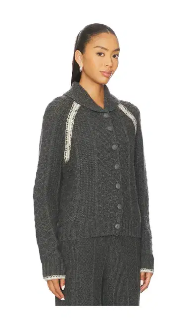 Guest In Residence Marlowe Cable Cardigan | Thumbnail 2 Guest In Residence Marlowe Cable Cardigan | Thumbnail 2