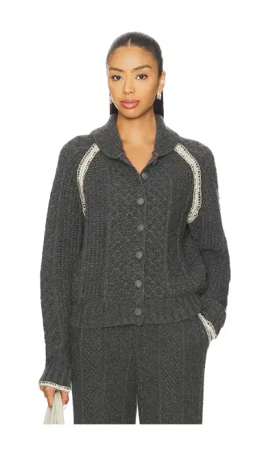 Guest In Residence Marlowe Cable Cardigan | Thumbnail 1 Guest In Residence Marlowe Cable Cardigan | Thumbnail 1