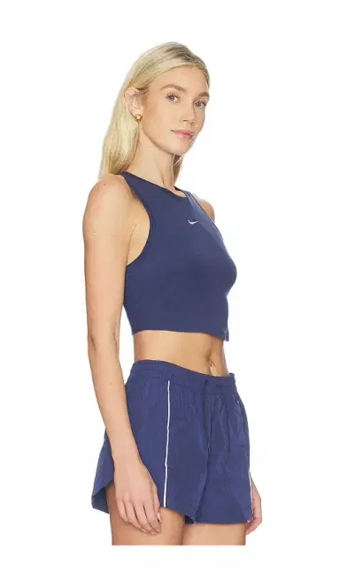 Nike Tight Cropped Mini Rib Tank Top | Thumbnail 2 Nike Tight Cropped Mini Rib Tank Top | Thumbnail 2