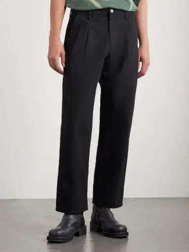 Neighborhood Cropped Wide-Leg Cotton-Twill Trousers - Men | Thumbnail 3 Neighborhood Cropped Wide-Leg Cotton-Twill Trousers - Men | Thumbnail 3