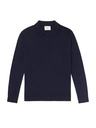 NN07 Emerson 6605 Wool Polo Shirt - Men | Thumbnail 1 NN07 Emerson 6605 Wool Polo Shirt - Men | Thumbnail 1