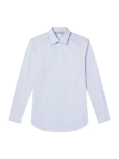 Paul Smith Striped Cotton-Poplin Shirt - Men | Thumbnail 1 Paul Smith Striped Cotton-Poplin Shirt - Men | Thumbnail 1