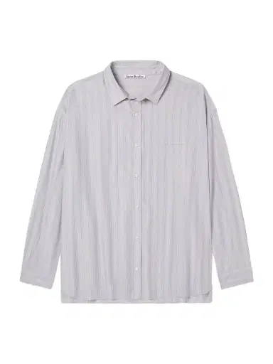 Acne Studios Striped Lyocell Shirt - Men | Thumbnail 1 Acne Studios Striped Lyocell Shirt - Men | Thumbnail 1