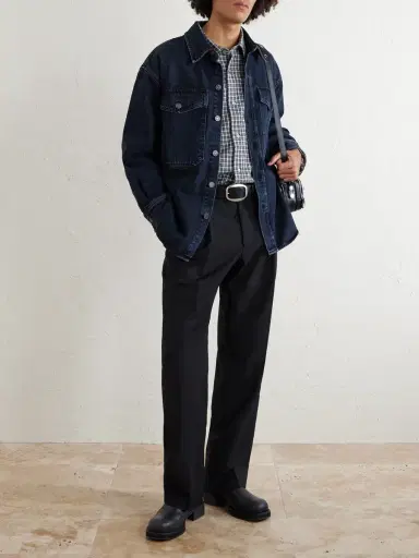 Acne Studios Checked Organic Cotton-Flannel Shirt - Men | Thumbnail 2 Acne Studios Checked Organic Cotton-Flannel Shirt - Men | Thumbnail 2