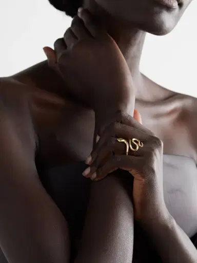 OLE LYNGGAARD COPENHAGEN Snake Medium 18-karat Gold Diamond Ring | Thumbnail 2 OLE LYNGGAARD COPENHAGEN Snake Medium 18-karat Gold Diamond Ring | Thumbnail 2