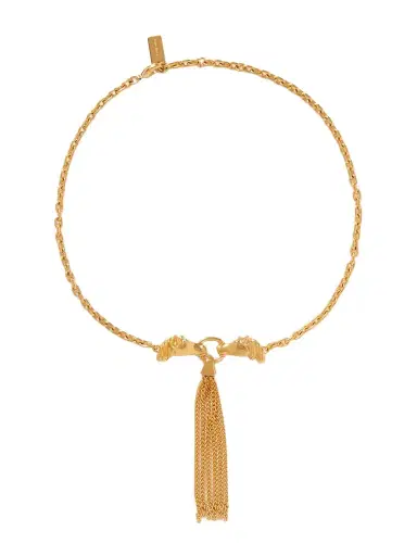 Chloé Tasseled Gold-tone Necklace | Thumbnail 1 Chloé Tasseled Gold-tone Necklace | Thumbnail 1