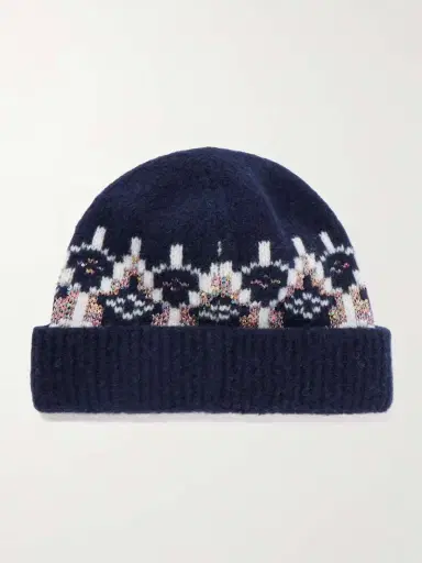 Loewe Sequin-embellished Fair Isle Wool-blend Beanie | Thumbnail 3 Loewe Sequin-embellished Fair Isle Wool-blend Beanie | Thumbnail 3