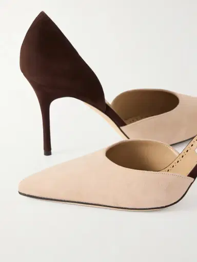 Manolo Blahnik Taylerbinu 90 Two-tone Suede Pumps | Thumbnail 5 Manolo Blahnik Taylerbinu 90 Two-tone Suede Pumps | Thumbnail 5