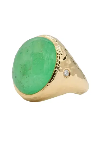 Octavia Elizabeth Emerald Aura Ring | Thumbnail 1 Octavia Elizabeth Emerald Aura Ring | Thumbnail 1