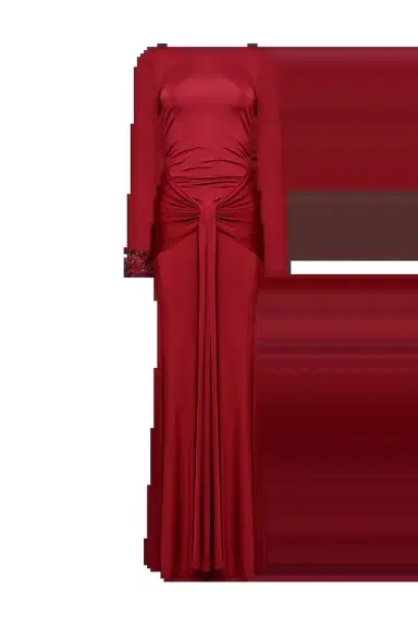 PatBo INTENSITY JERSEY LONG SLEEVE GOWN | Thumbnail 2 PatBo INTENSITY JERSEY LONG SLEEVE GOWN | Thumbnail 2