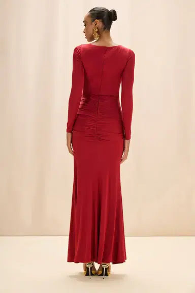 PatBo INTENSITY JERSEY LONG SLEEVE GOWN | Thumbnail 4 PatBo INTENSITY JERSEY LONG SLEEVE GOWN | Thumbnail 4