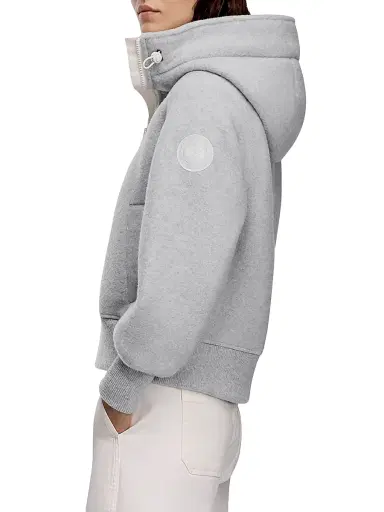 Canada Goose Women's Chilliwack Wool-Blend Fleece Hoodie | Thumbnail 4 Canada Goose Women's Chilliwack Wool-Blend Fleece Hoodie | Thumbnail 4
