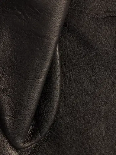 Prada Women's Nappa Leather and Mélange Knit Gloves - Brown | Thumbnail 4 Prada Women's Nappa Leather and Mélange Knit Gloves - Brown | Thumbnail 4