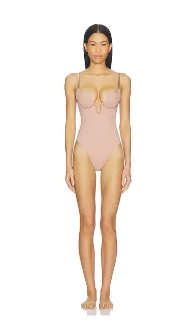 Fleur du Mal Le Stretch U-plunge Bodysuit | Thumbnail 1 Fleur du Mal Le Stretch U-plunge Bodysuit | Thumbnail 1