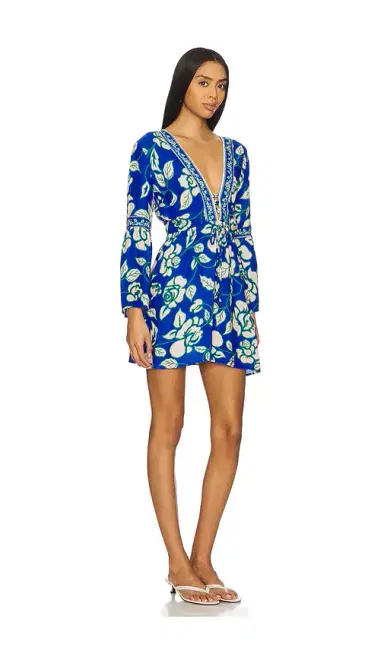 Maaji Cobalt Flora Agnes Mini Dress | Thumbnail 2 Maaji Cobalt Flora Agnes Mini Dress | Thumbnail 2