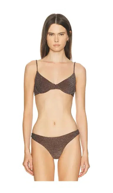 MIKOH Lurex Bosa Bikini Top | Thumbnail 1 MIKOH Lurex Bosa Bikini Top | Thumbnail 1