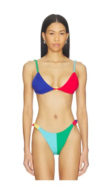 Nau Bikinis Link Strap Triangle Bikini Top | Thumbnail 1 Nau Bikinis Link Strap Triangle Bikini Top | Thumbnail 1