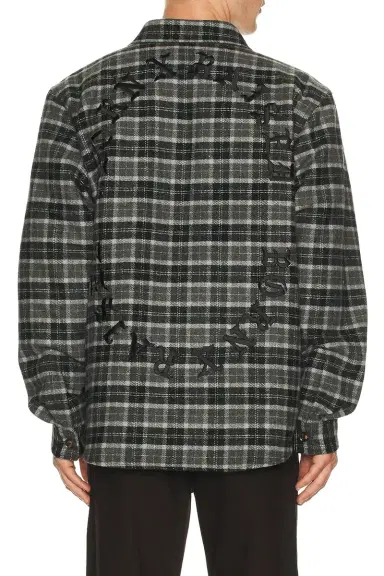 Born x Raised Embroidered Flannel Shirt Jacket | Thumbnail 3 Born x Raised Embroidered Flannel Shirt Jacket | Thumbnail 3