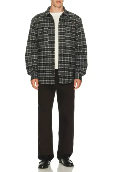 Born x Raised Embroidered Flannel Shirt Jacket | Thumbnail 5 Born x Raised Embroidered Flannel Shirt Jacket | Thumbnail 5