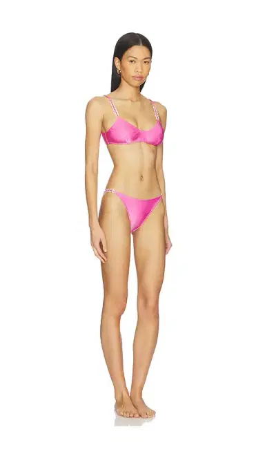 ADRIANA DEGREAS Solid Chain Bikini Set | Thumbnail 2 ADRIANA DEGREAS Solid Chain Bikini Set | Thumbnail 2