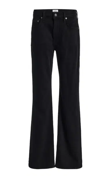 Citizens of Humanity Genova Cashmere-Denim Low-Rise Bootcut Jeans | Thumbnail 1 Citizens of Humanity Genova Cashmere-Denim Low-Rise Bootcut Jeans | Thumbnail 1