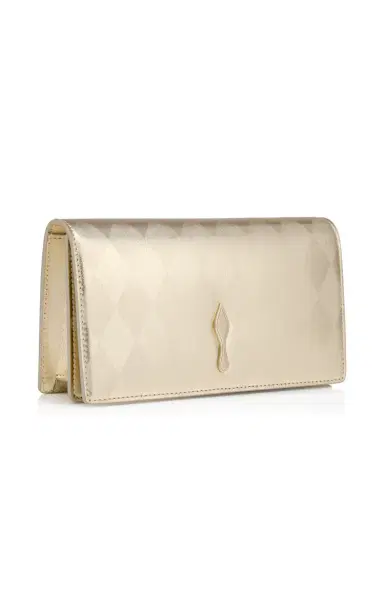 Christian Louboutin Bettina Metallic Leather Clutch | Thumbnail 3 Christian Louboutin Bettina Metallic Leather Clutch | Thumbnail 3