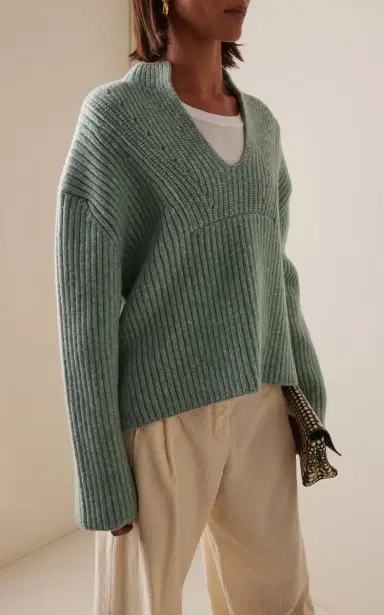 Proenza Schouler White Label Meron Knit Wool-Blend Sweater | Thumbnail 2 Proenza Schouler White Label Meron Knit Wool-Blend Sweater | Thumbnail 2