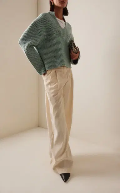 Proenza Schouler White Label Meron Knit Wool-Blend Sweater | Thumbnail 3 Proenza Schouler White Label Meron Knit Wool-Blend Sweater | Thumbnail 3