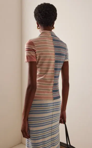 Zimmermann Rebellion Striped Knit Polo Shirt | Thumbnail 4 Zimmermann Rebellion Striped Knit Polo Shirt | Thumbnail 4