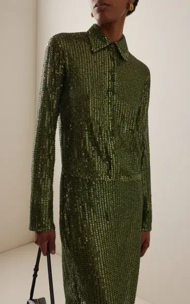 SIEDRÉS Sezanne Sheer Sequinned Top | Thumbnail 2 SIEDRÉS Sezanne Sheer Sequinned Top | Thumbnail 2