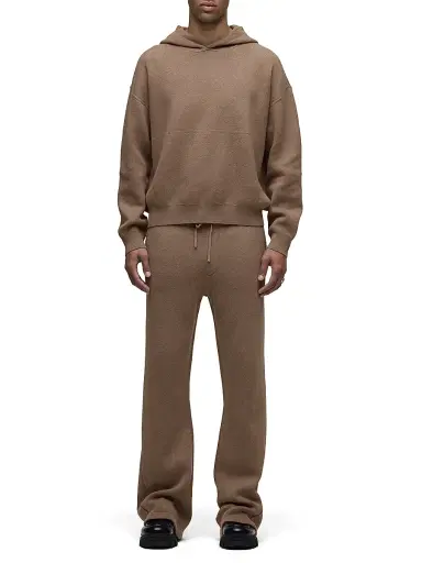Hudson Jeans Men's Double-Knit Kick Flare Sweatpants - Taupe | Thumbnail 2 Hudson Jeans Men's Double-Knit Kick Flare Sweatpants - Taupe | Thumbnail 2