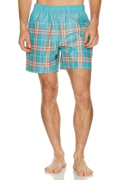 Burberry Seb Check Swim Shorts | Thumbnail 1 Burberry Seb Check Swim Shorts | Thumbnail 1