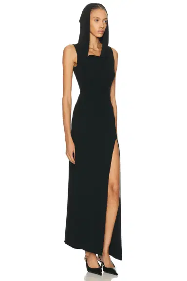 Mugler Hooded Gown | Thumbnail 3 Mugler Hooded Gown | Thumbnail 3