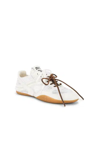 Miu Miu Rete Scamosciato Sneaker | Thumbnail 2 Miu Miu Rete Scamosciato Sneaker | Thumbnail 2