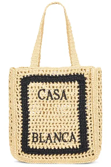 Casablanca Raffia Tote Bag | Thumbnail 1 Casablanca Raffia Tote Bag | Thumbnail 1