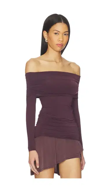 Wolford Sheer Drape Top Long Sleeves | Thumbnail 2 Wolford Sheer Drape Top Long Sleeves | Thumbnail 2
