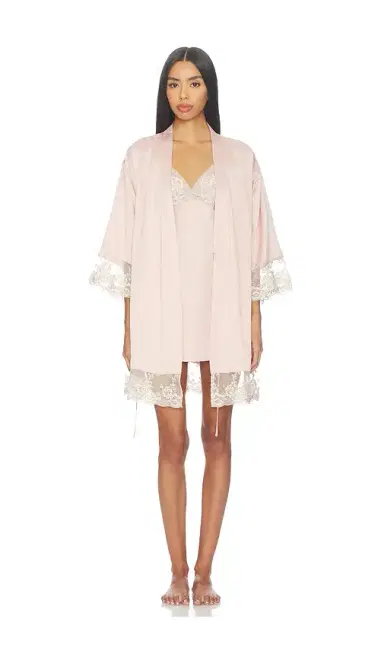 Flora Nikrooz Rosa Kimono Wrap With Embroidery | Thumbnail 2 Flora Nikrooz Rosa Kimono Wrap With Embroidery | Thumbnail 2