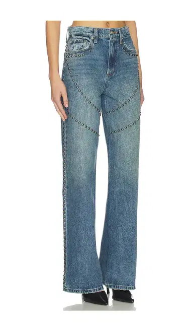 Joe's Jeans The Harlowe Studded Wide Leg Jeans | Thumbnail 2 Joe's Jeans The Harlowe Studded Wide Leg Jeans | Thumbnail 2