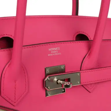 HERMÈS Hermes Birkin 30 Rose Shocking Swift Palladium Hardware | Thumbnail 7 HERMÈS Hermes Birkin 30 Rose Shocking Swift Palladium Hardware | Thumbnail 7
