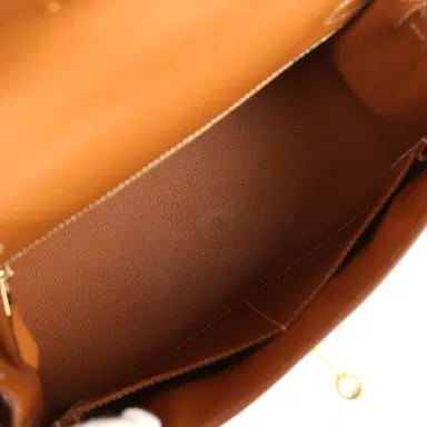 HERMÈS Hermes Kelly Sellier 28 Gold Epsom Gold Hardware | Thumbnail 8 HERMÈS Hermes Kelly Sellier 28 Gold Epsom Gold Hardware | Thumbnail 8